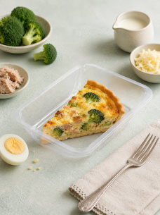 Киш лорен с тунцом и брокколи